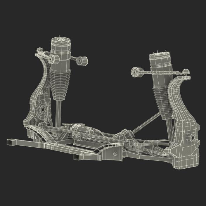 Tesla Model S Front Suspension 3 3D