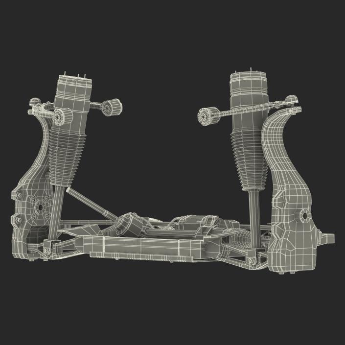 Tesla Model S Front Suspension 3 3D