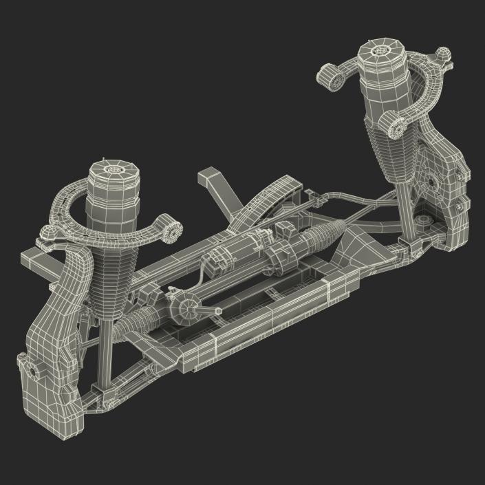 Tesla Model S Front Suspension 3 3D