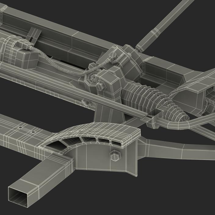 Tesla Model S Front Suspension 3 3D