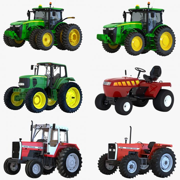 3D Tractors Collection 2