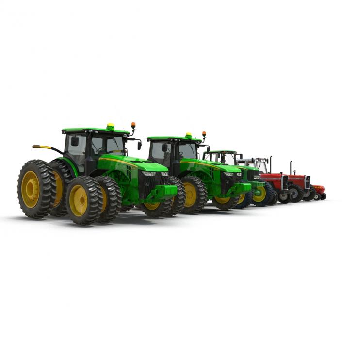 3D Tractors Collection 2