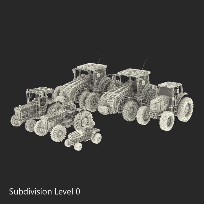 3D Tractors Collection 2