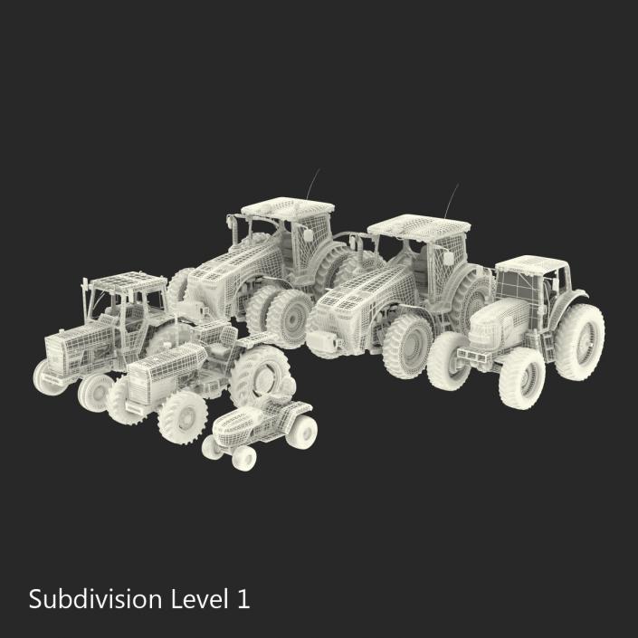 3D Tractors Collection 2