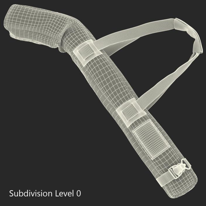 3D Hockey Stick Bag 2 model