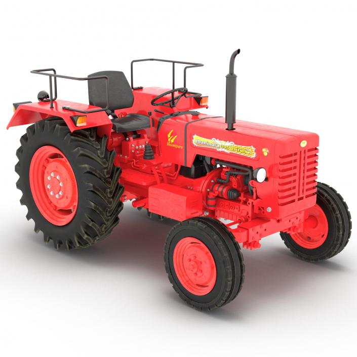 3D Tractor Mahindra 395 DI model