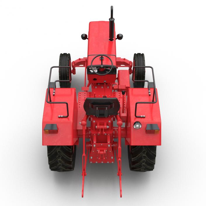 3D Tractor Mahindra 395 DI model