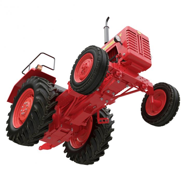 3D Tractor Mahindra 395 DI model