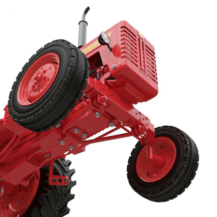 3D Tractor Mahindra 395 DI model