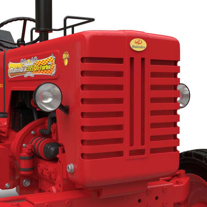 3D Tractor Mahindra 395 DI model