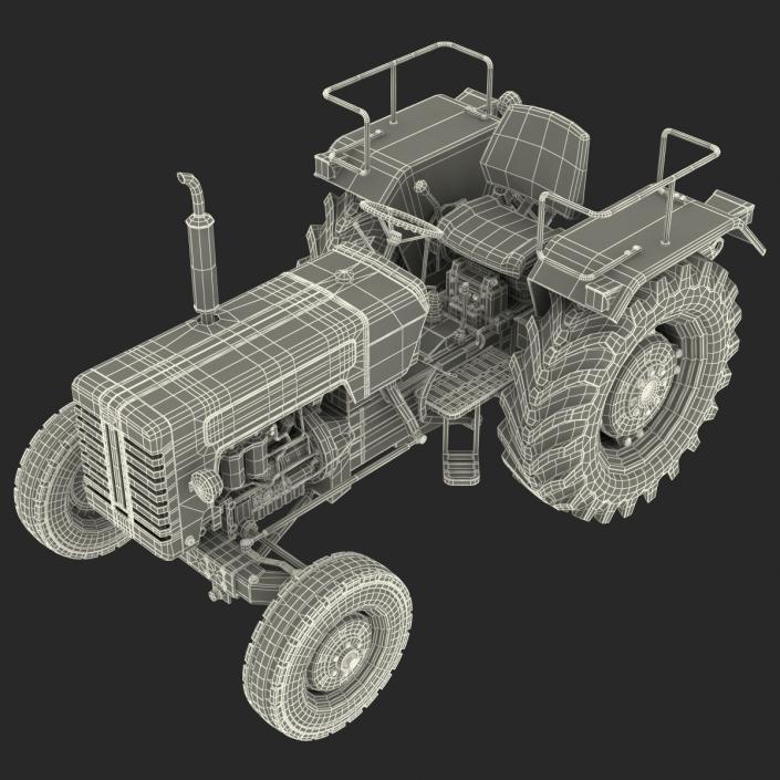 3D Tractor Mahindra 395 DI model