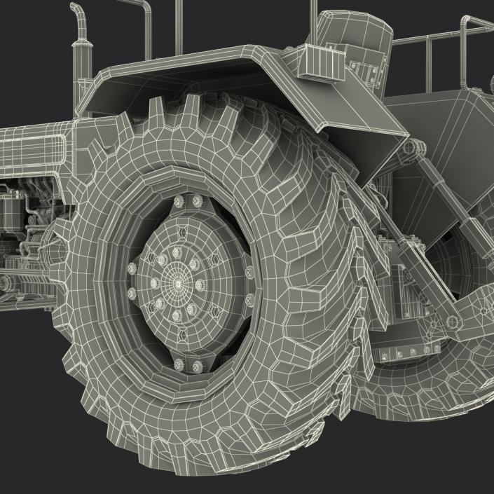 3D Tractor Mahindra 395 DI model