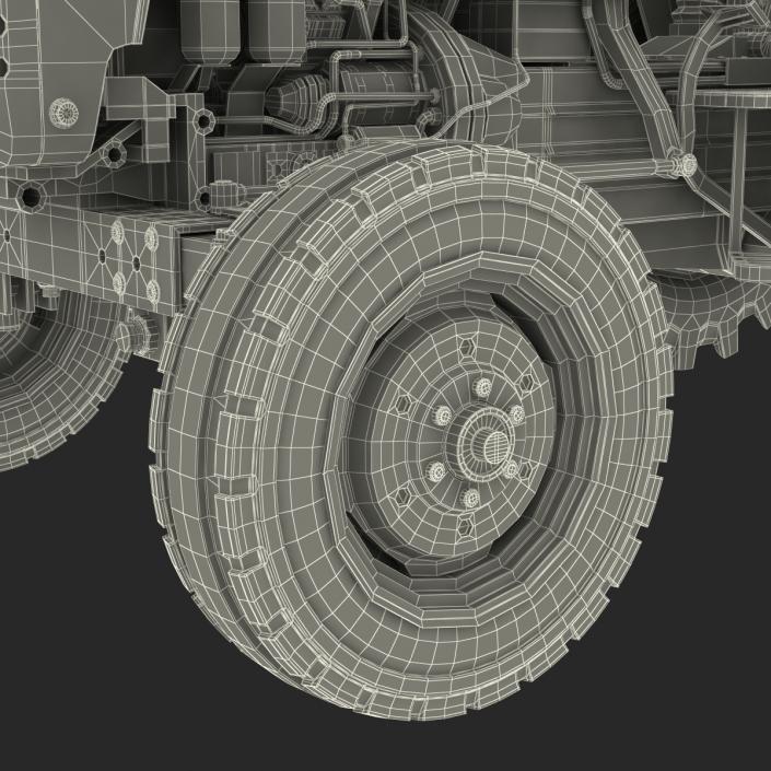 3D Tractor Mahindra 395 DI model