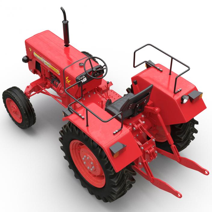 3D model Tractor Mahindra 395 DI Rigged