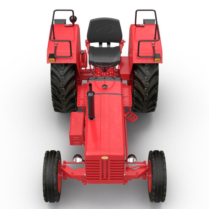 3D model Tractor Mahindra 395 DI Rigged