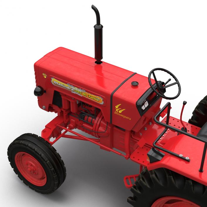 3D model Tractor Mahindra 395 DI Rigged