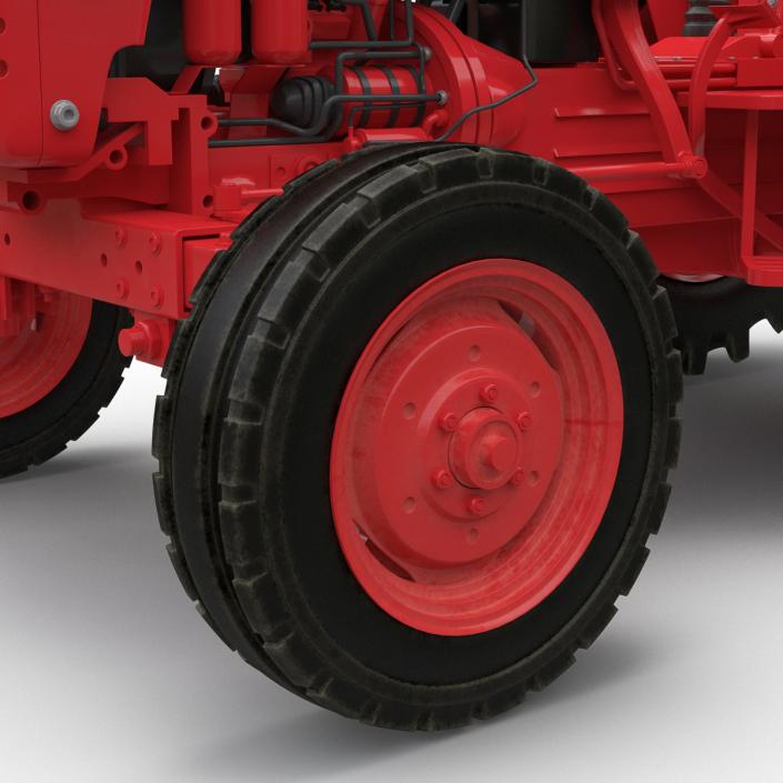 3D model Tractor Mahindra 395 DI Rigged