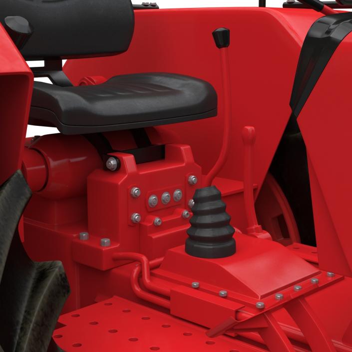 3D model Tractor Mahindra 395 DI Rigged