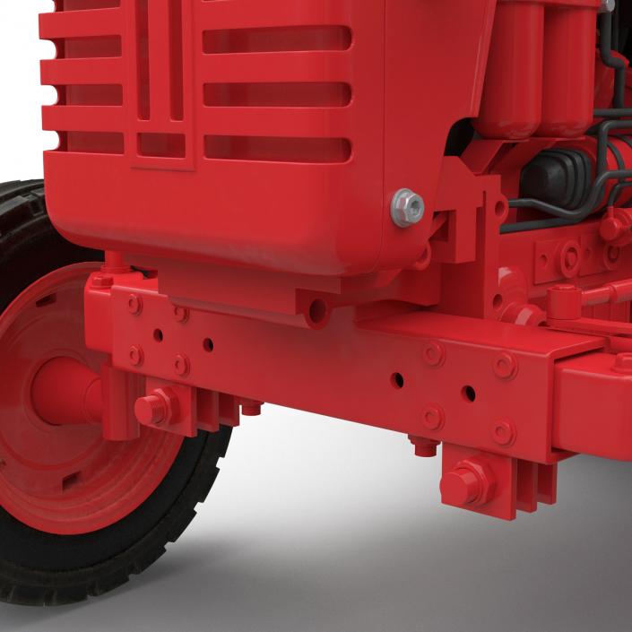 3D model Tractor Mahindra 395 DI Rigged