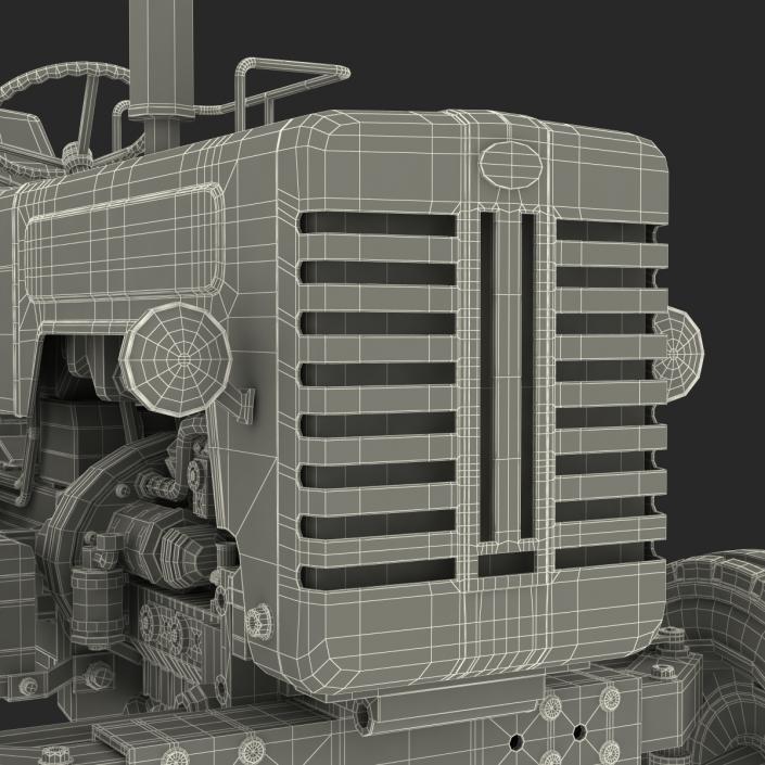 3D model Tractor Mahindra 395 DI Rigged