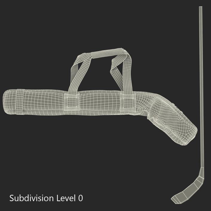 3D model Hockey Stick Bag Set