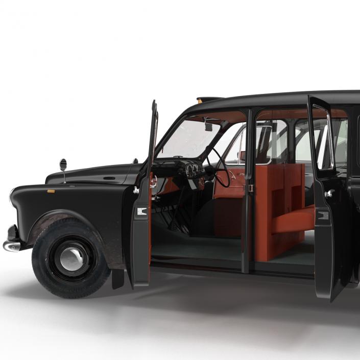 London Cabs Rigged Collection 3D model