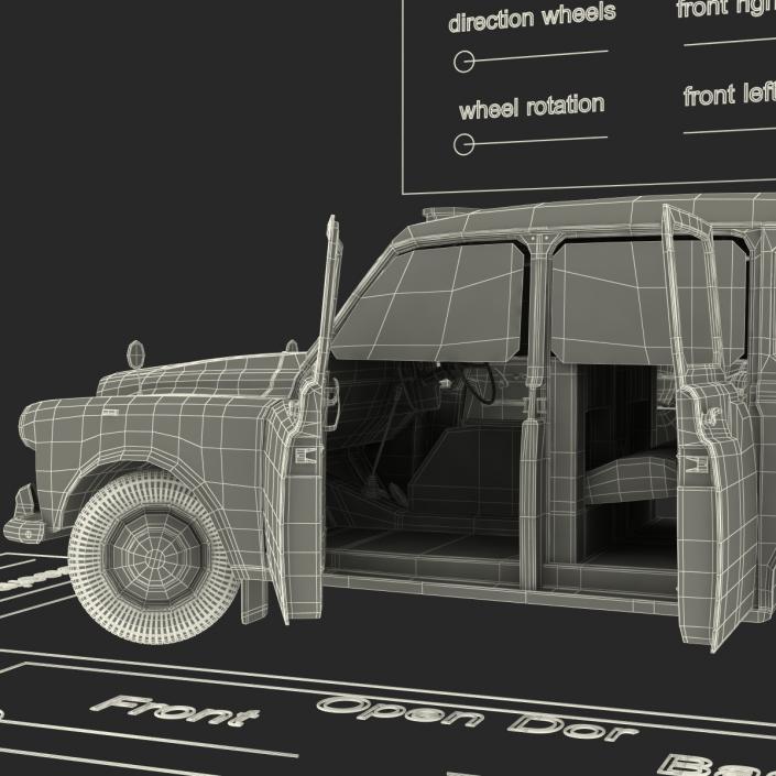 London Cabs Rigged Collection 3D model