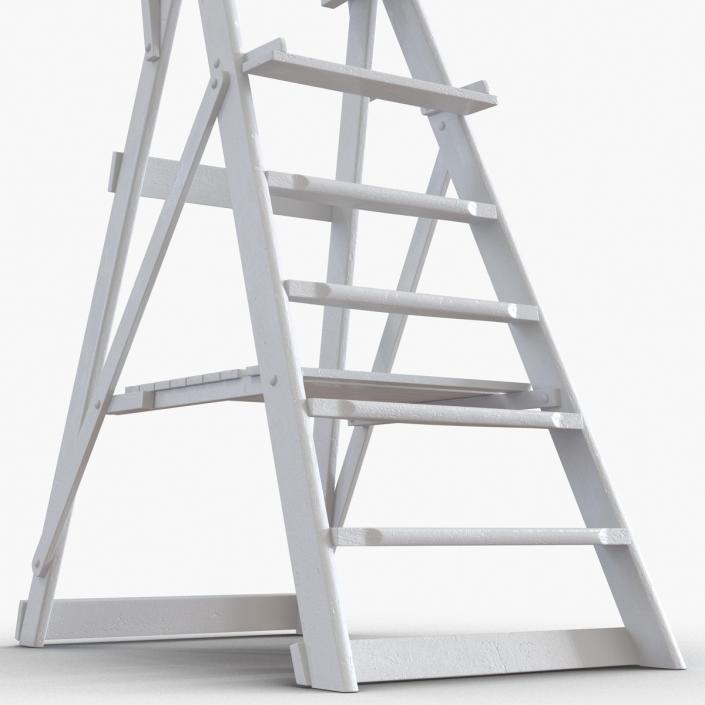 3D Classic Umpire Chair White