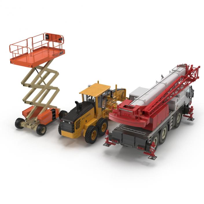 Industrial Vehicles Big Collection 3D model