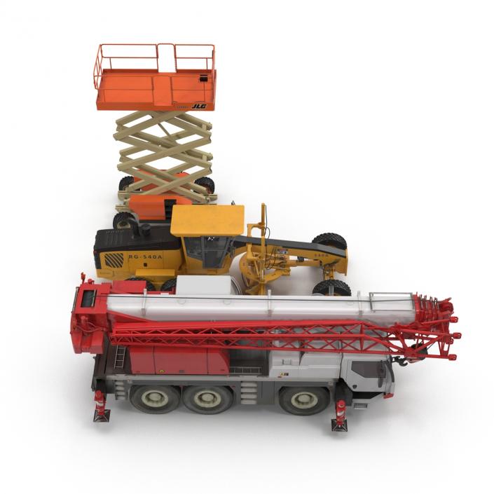 Industrial Vehicles Big Collection 3D model