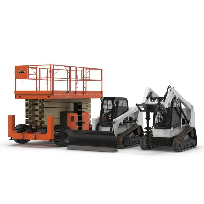 Industrial Vehicles Big Collection 3D model