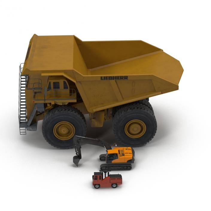 Industrial Vehicles Big Collection 3D model