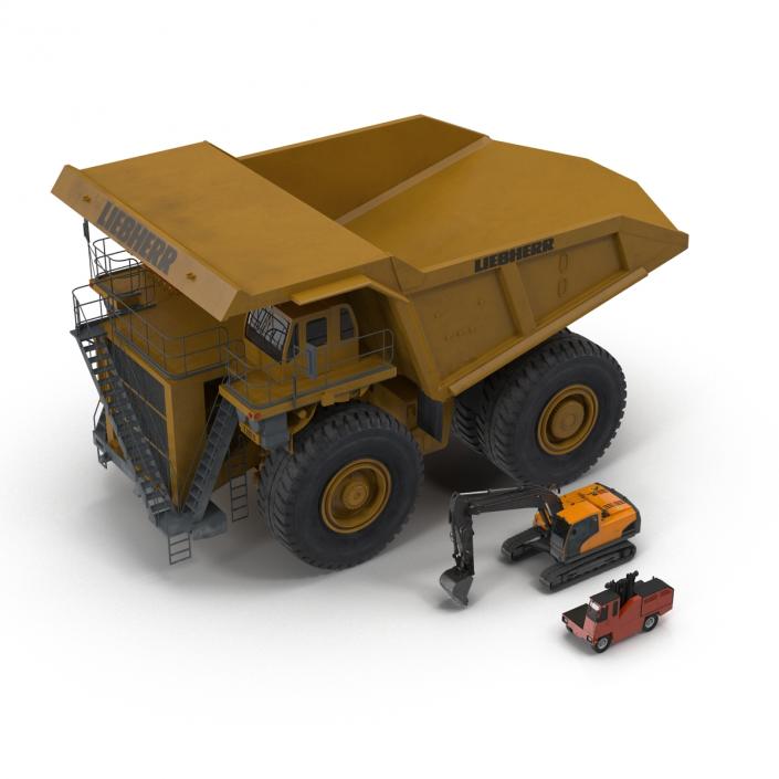 Industrial Vehicles Big Collection 3D model