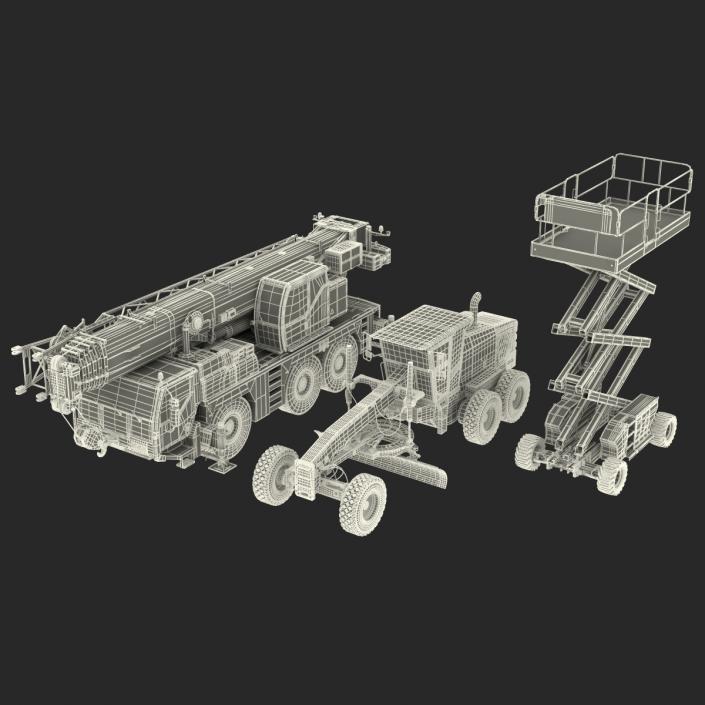 Industrial Vehicles Big Collection 3D model