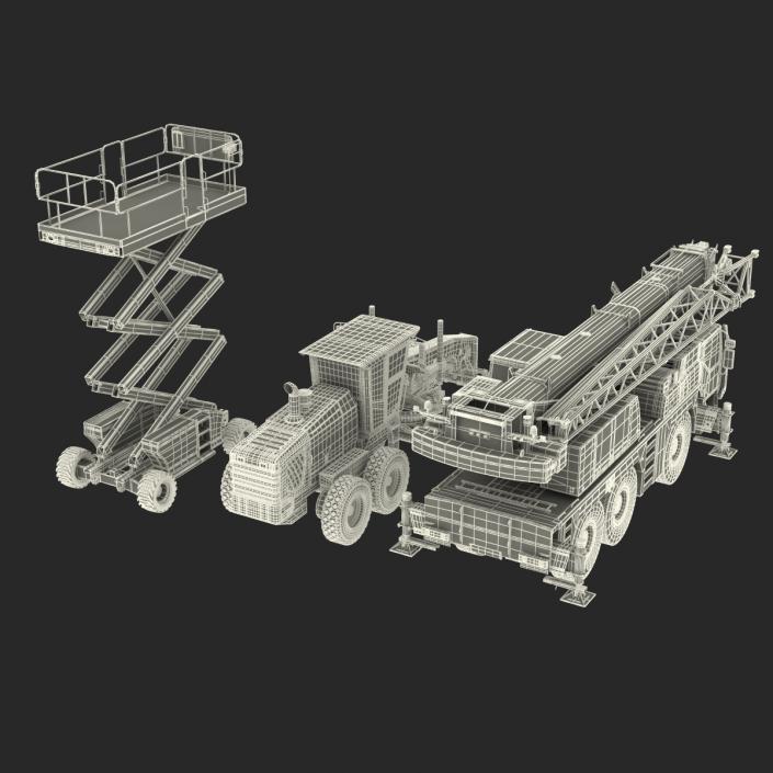 Industrial Vehicles Big Collection 3D model