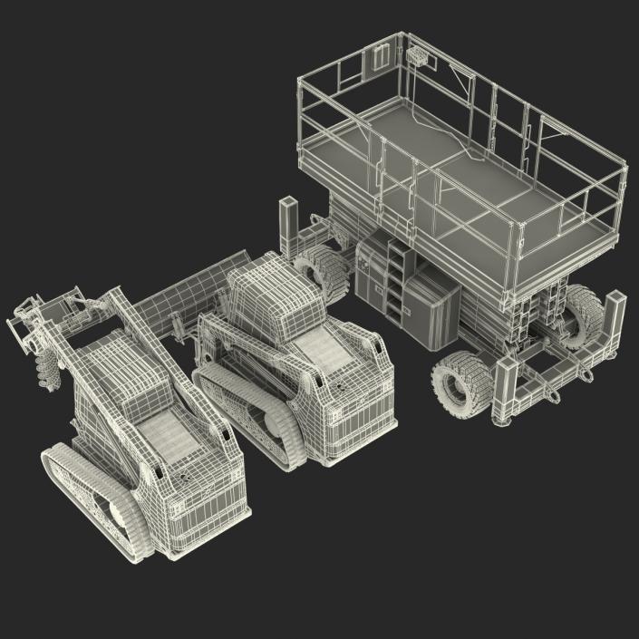 Industrial Vehicles Big Collection 3D model