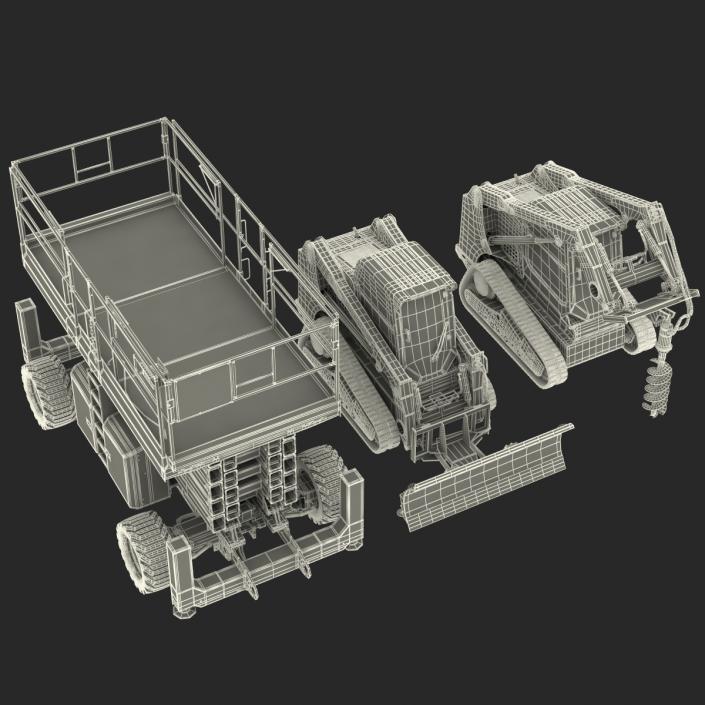 Industrial Vehicles Big Collection 3D model