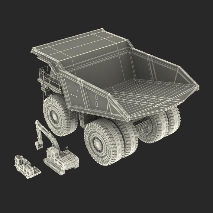 Industrial Vehicles Big Collection 3D model