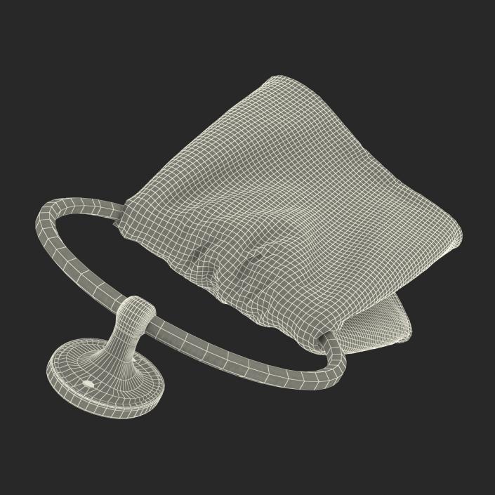 Hanging Bathroom Towel 2 3D model