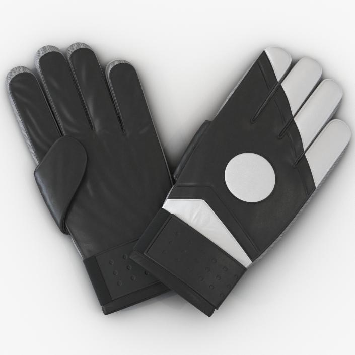 3D Goalie Gloves model