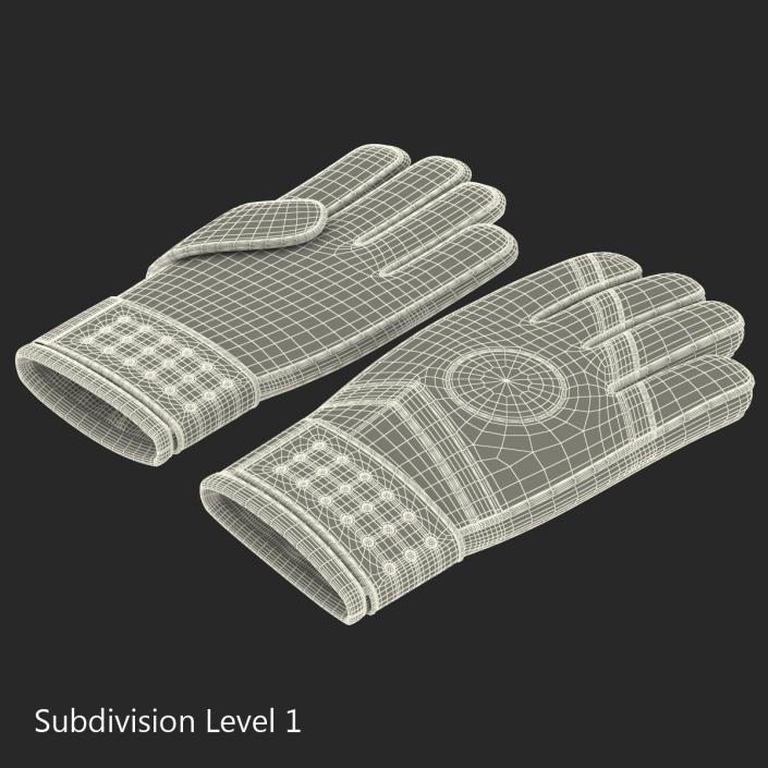 3D Goalie Gloves model