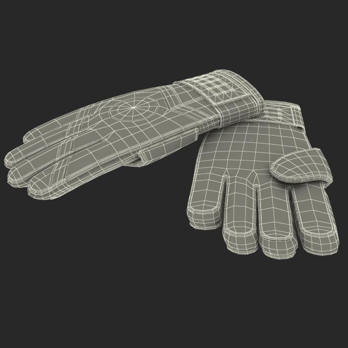 3D Goalie Gloves model