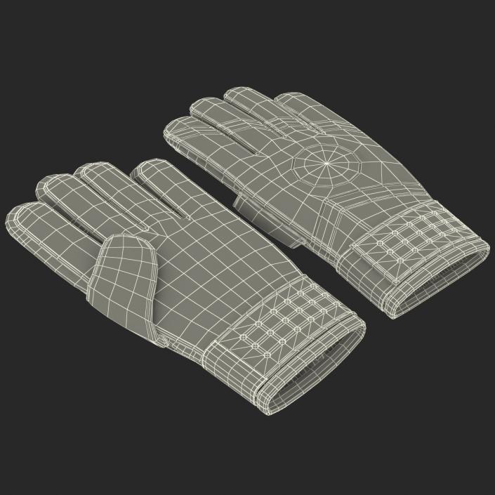 3D Goalie Gloves model