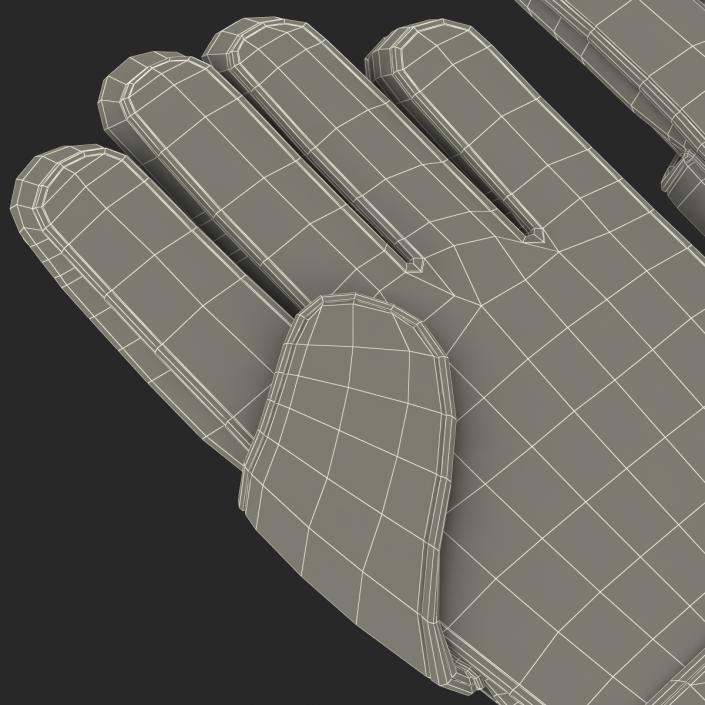 3D Goalie Gloves model