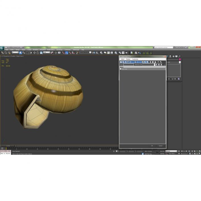 3D Snail Shell 2 model