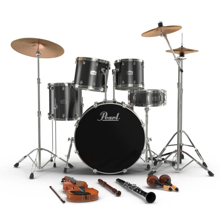 3D model Musical Instruments Collection