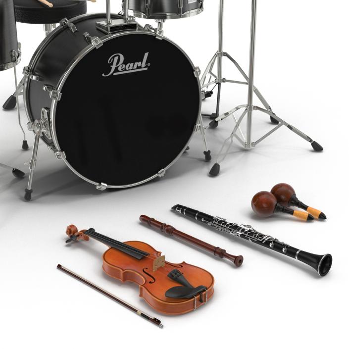 3D model Musical Instruments Collection