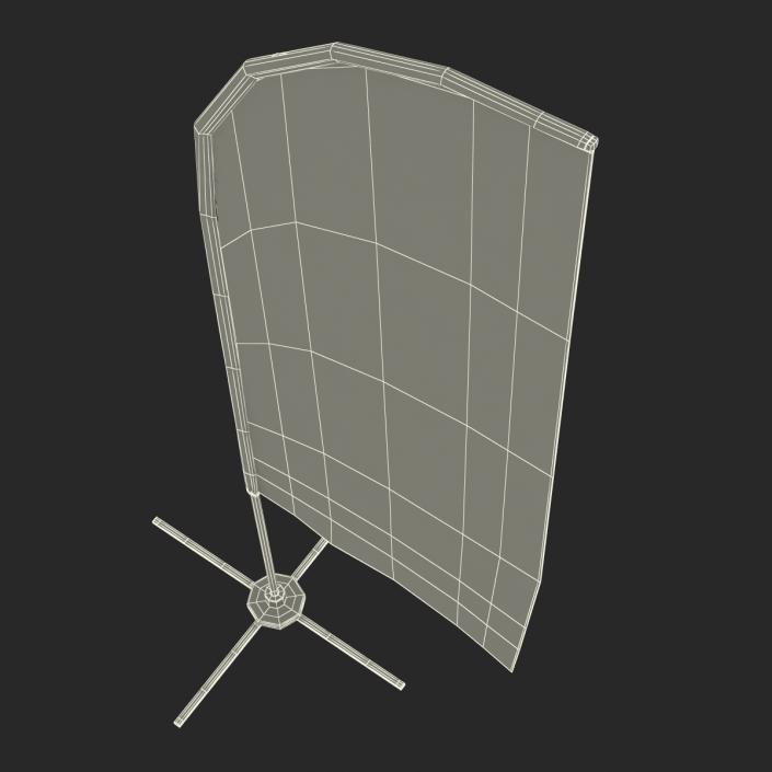 Banner Stand 4 3D model