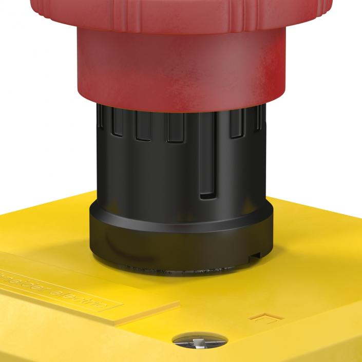 Industrial Push Button Switch 3D model