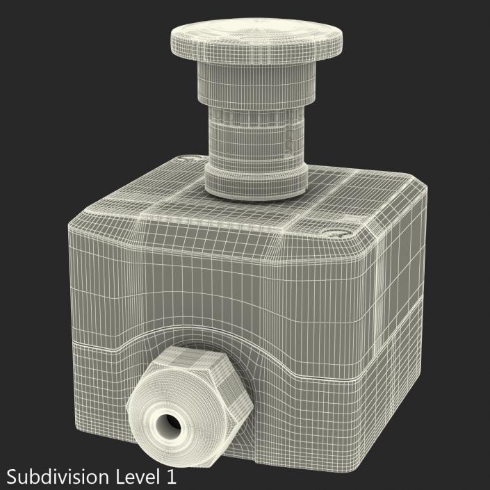 Industrial Push Button Switch 3D model